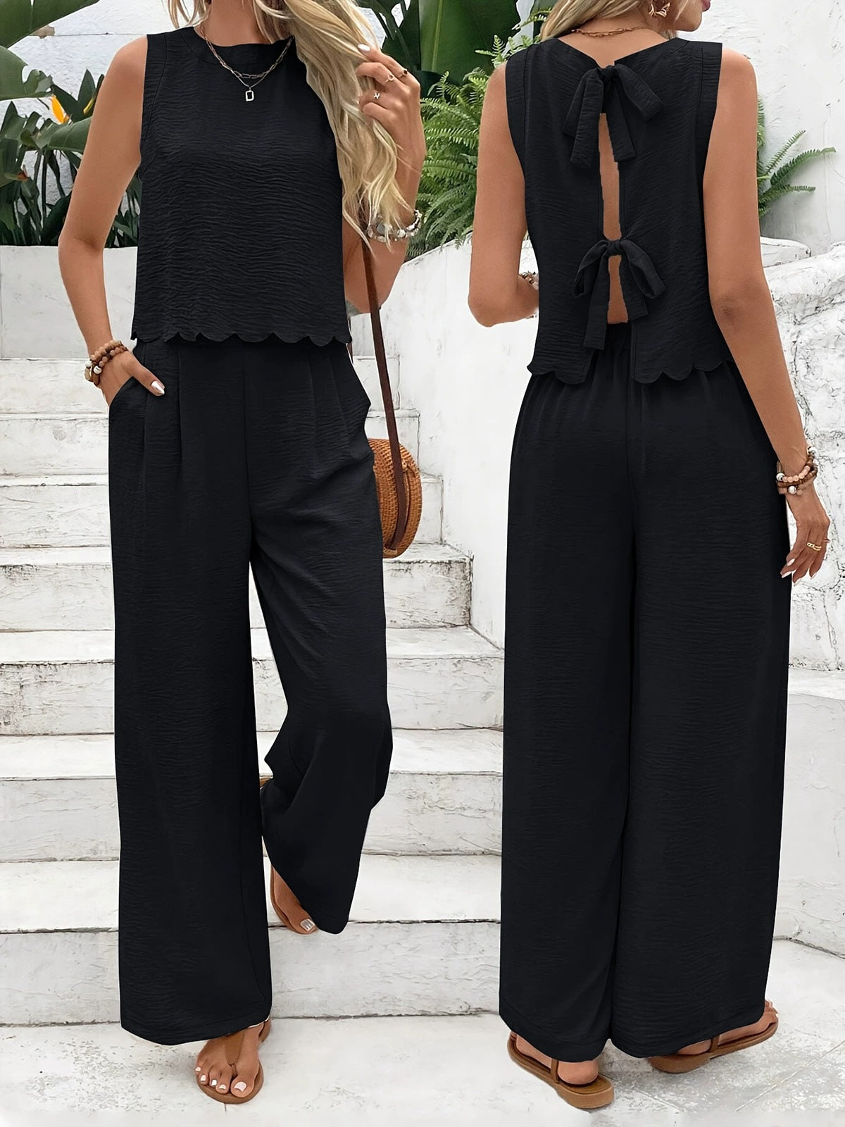Ensemble Été Femme Débardeur & Pantalon