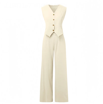Ensemble Gilet Pantalon Femme Chic