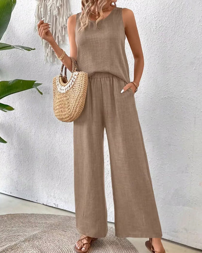 Ensemble 2 Pièces Femme Haut & Pantalon