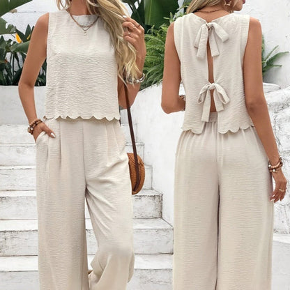 Ensemble Été Femme Débardeur & Pantalon