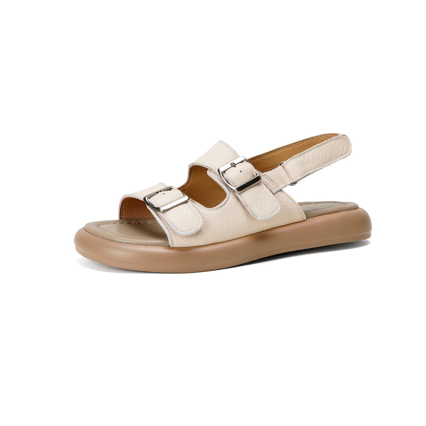 Sandales Plateforme Peau de Mouton