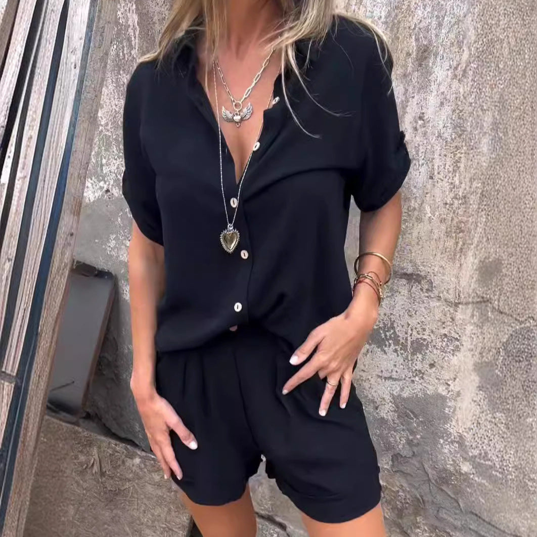 Ensemble 2 Pièces Femme Chemise & Short