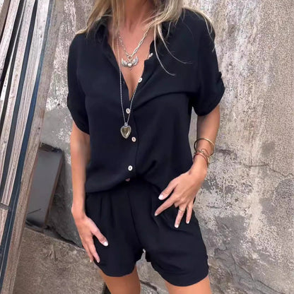 Ensemble 2 Pièces Femme Chemise & Short