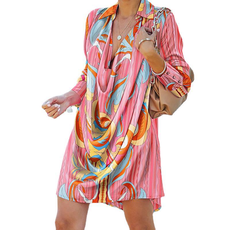 Robe Évasée Femme Style Bohème Chic