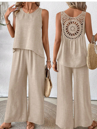 Ensemble 2 Pièces Femme Haut & Pantalon