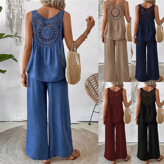 Ensemble 2 Pièces Femme Haut & Pantalon