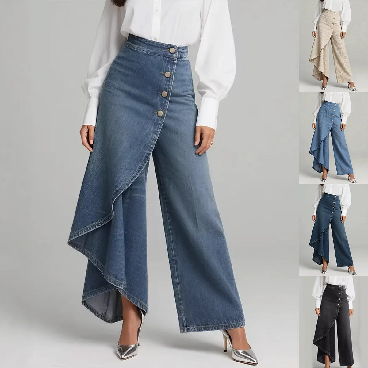 Pantalon Droit Femme Original
