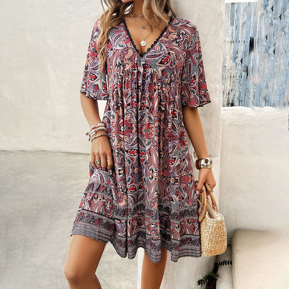 Robe Élégante Manches Longues Grande Taille