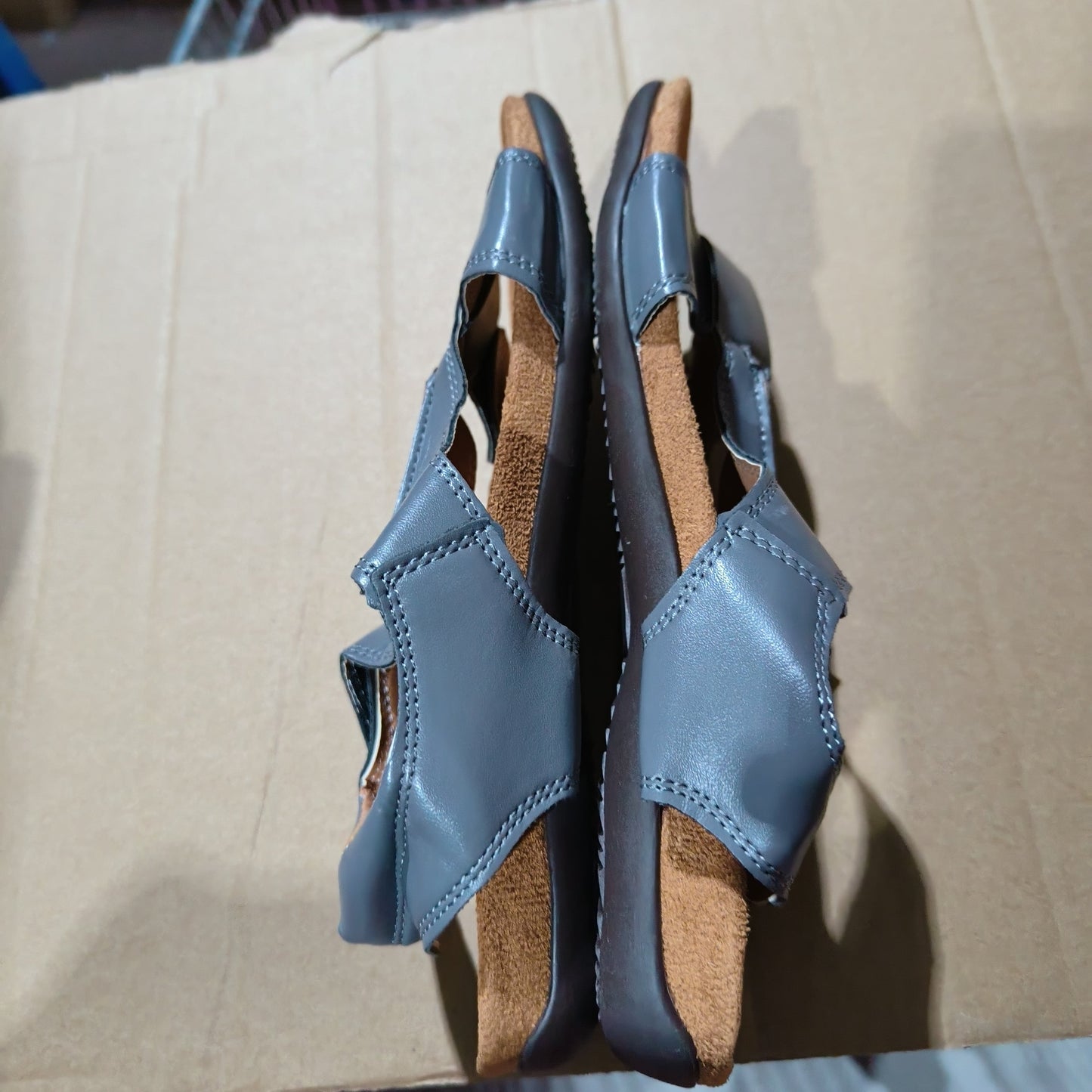 Sandales Plateforme Femme à Velcro