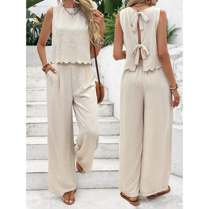 Ensemble Été Femme Débardeur & Pantalon